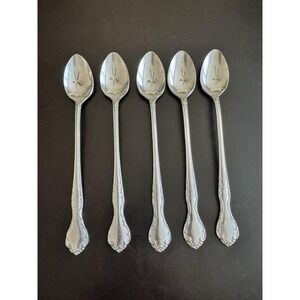 Queens Court Japan Stainless ICED TEASPOON‎ LOT OF 5